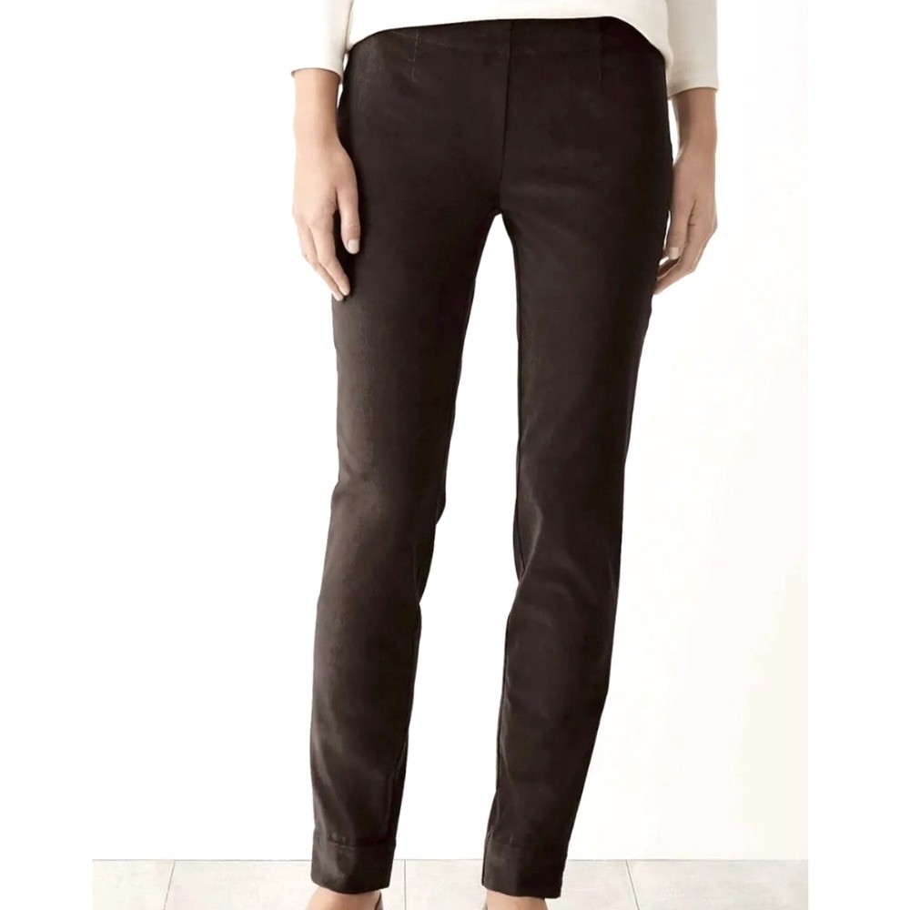 NWT J.Jill Corduroy Pants Size 6 Walnut Brown Side Zipper